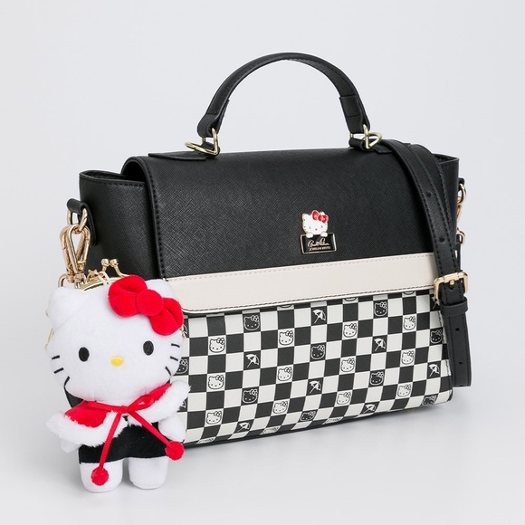 Hello Kitty - Arnold Palmer - Flap Tote with Long Strap Checkerboard Collection - Picture 2 of 9